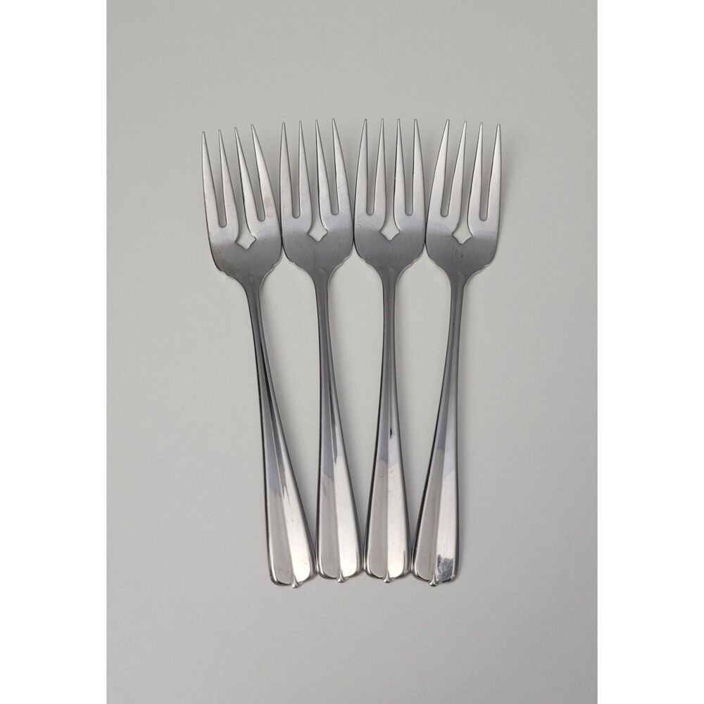 Oneida Gala Impulse Set of 4 Salad Forks Stainless USA